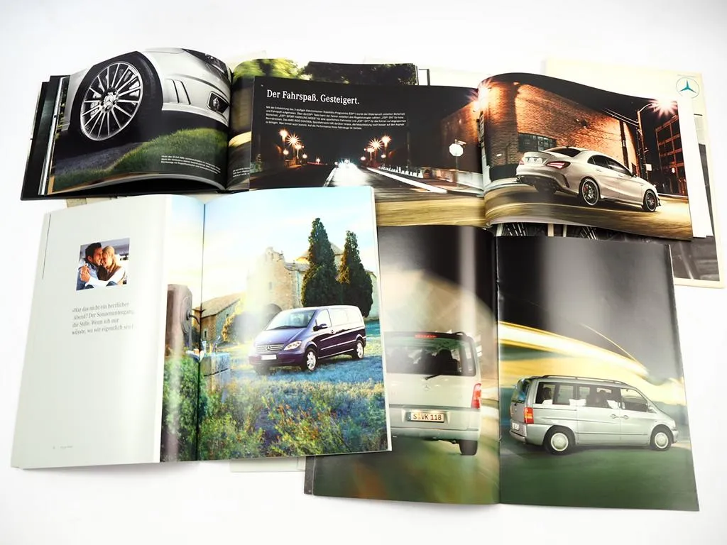 Posten Mercedes Benz Prospekt CLA AMG Viano V-Klasse A-Klasse Preisliste Poster