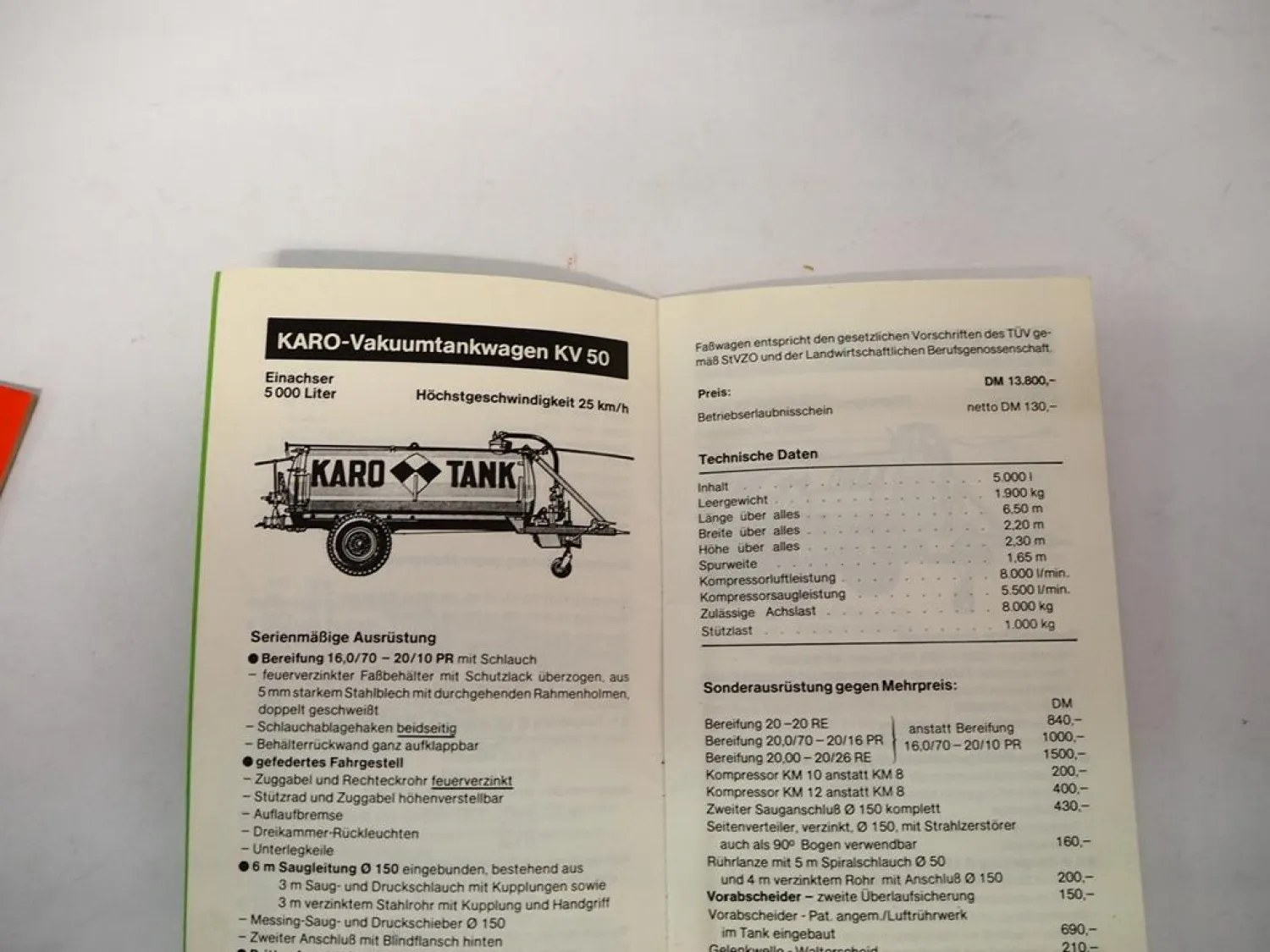 Posten Original Preislisten Landtechnik ca. 40 Stück 1980/90er Jahre