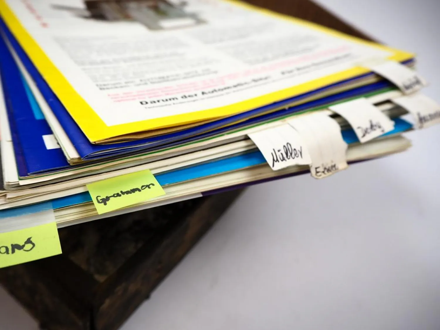 Posten Original Prospekte Fahrzeugsitze für Nutzfahrzeuge in Archivkasten