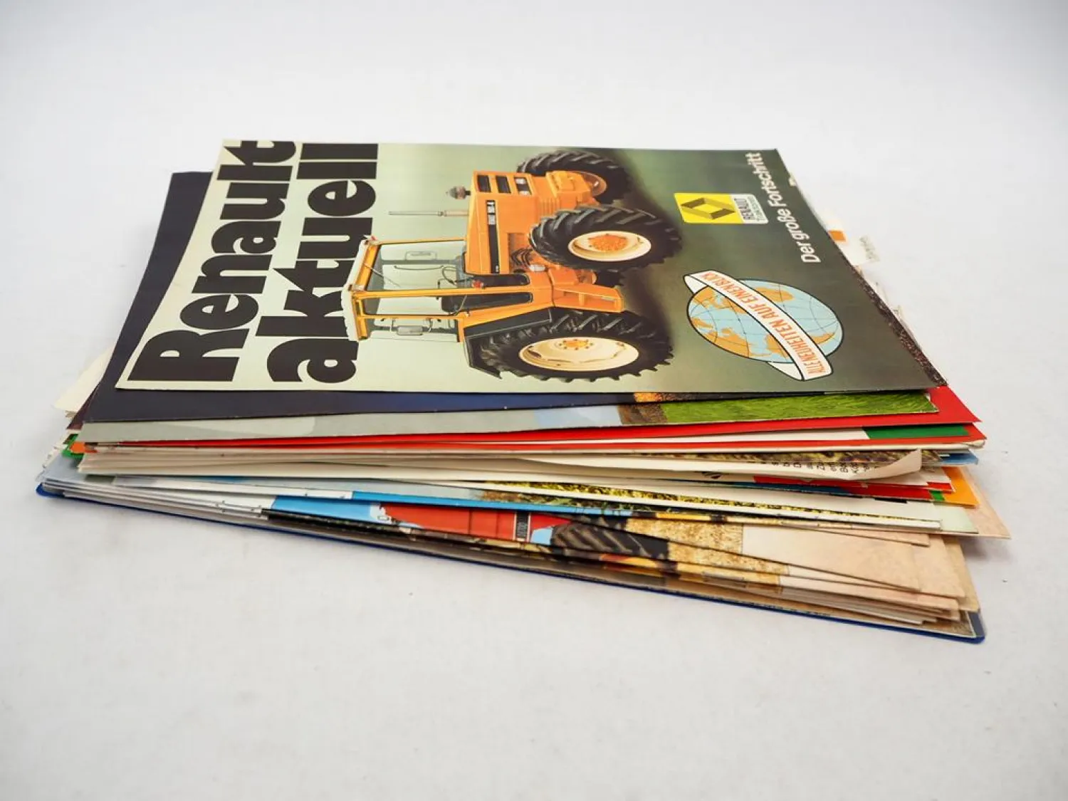 Posten original Prospekte Landtechnik ca. 60 Stück 1970er - 1990er Jahre