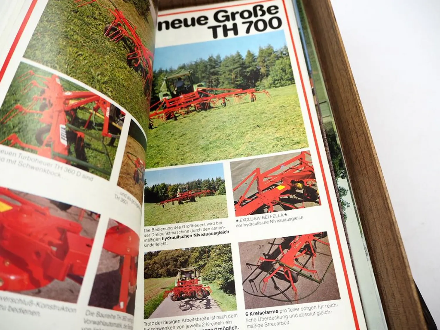 Posten Original Prospekte Landtechnik Mähwerke im Archivkasten ca. 1970/80er J.