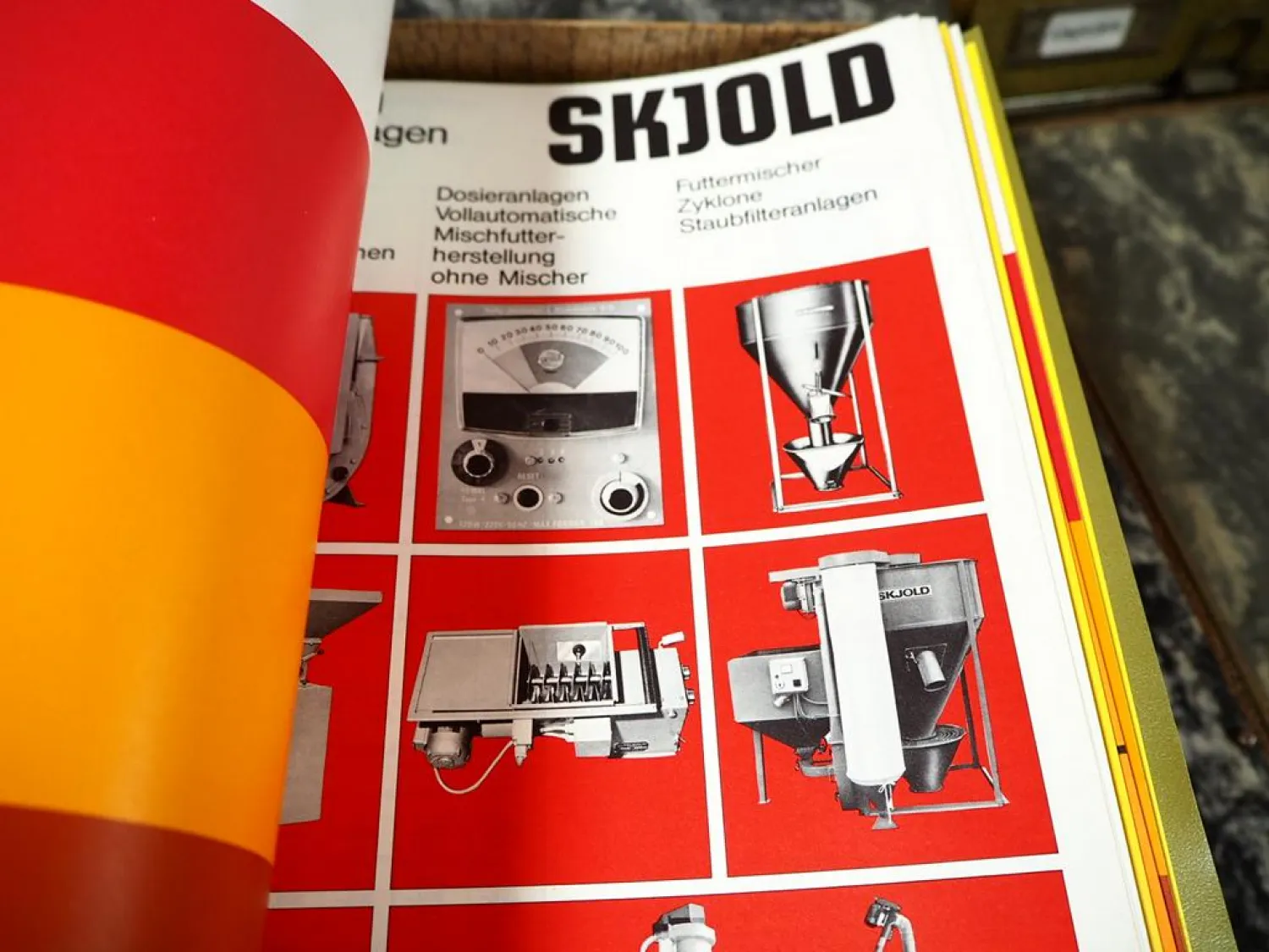 Posten Original Prospekte Landtechnik Mischer Trockner in Archivkasten 1960/80er