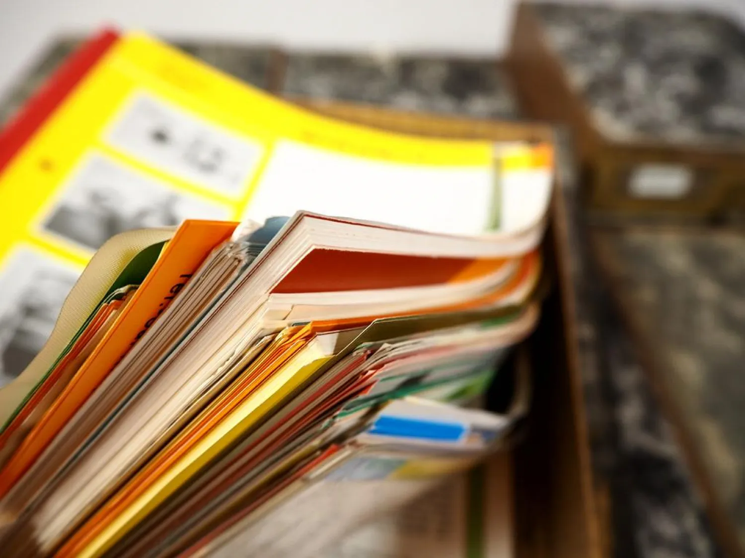 Posten Original Prospekte Landtechnik Mischer Trockner in Archivkasten 1960/80er