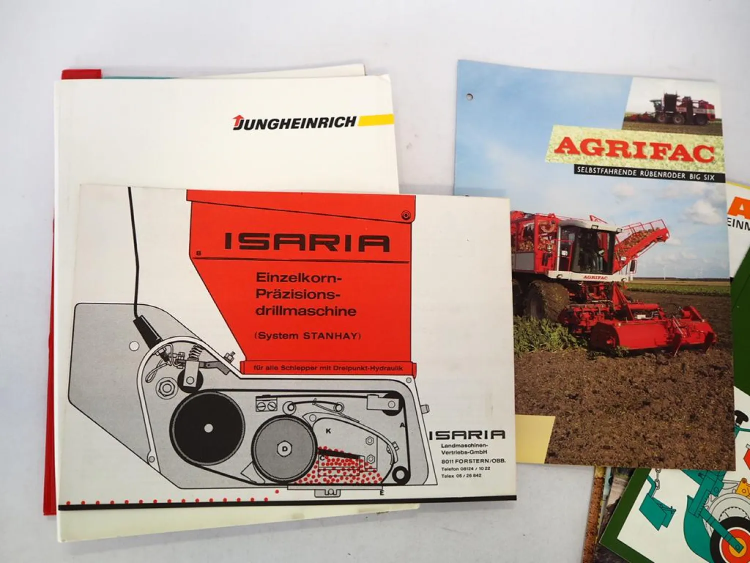 Posten original Prospekte Landtechnik Transport ca. 30 Stück 1970er - 1990er Jahre