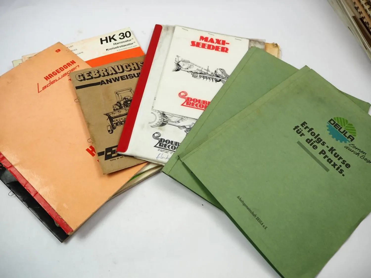 Posten Prospekte Betriebsanleitungen Ersatzteillisten Landtechnik 1970/1990er J.