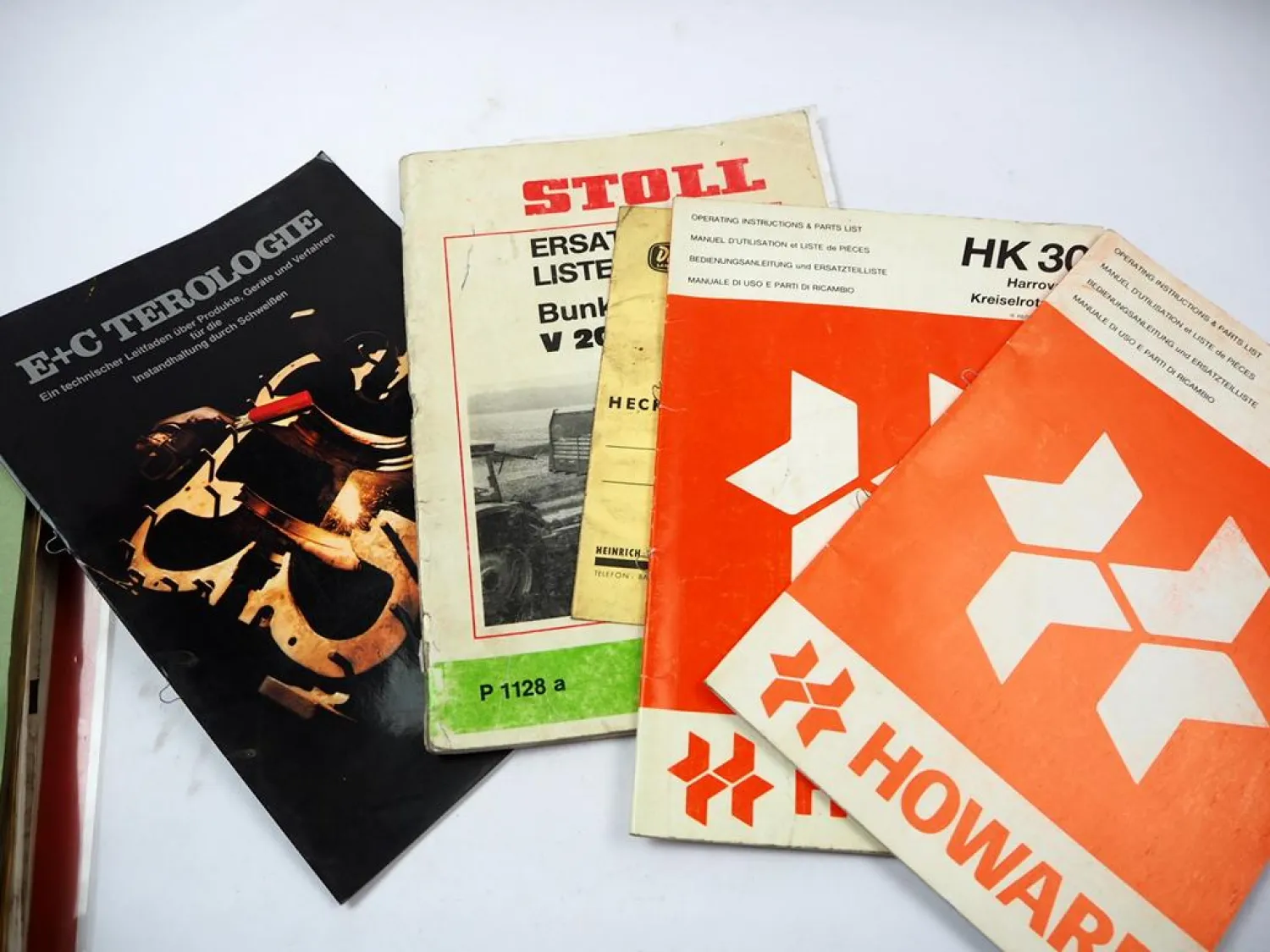 Posten Prospekte Betriebsanleitungen Ersatzteillisten Landtechnik 1970/1990er J.