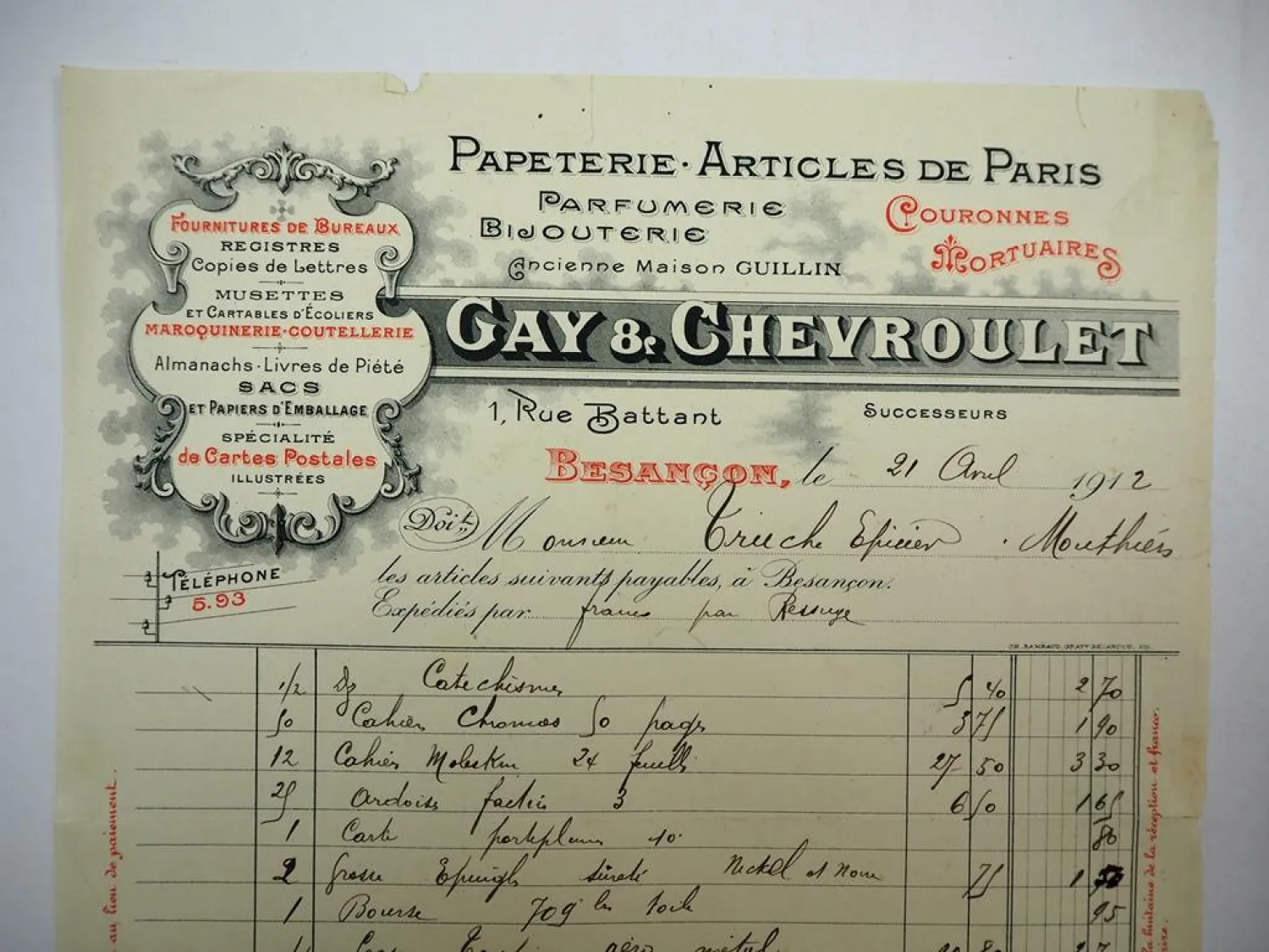 Posten Rechnungen Frankreich Deutschland 1900/1910er Jahre ca. 100 Stück