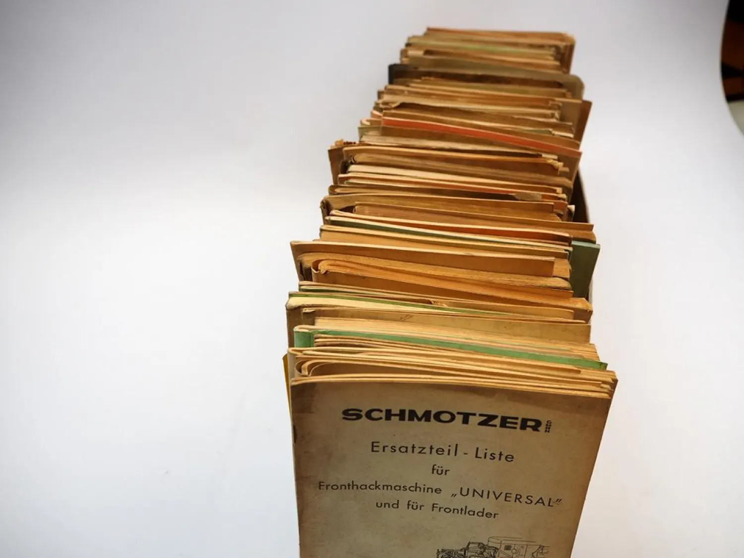 Posten Schmotzer Landtechnik Ersatzteillisten Betriebsanleitungen über 100 Stück