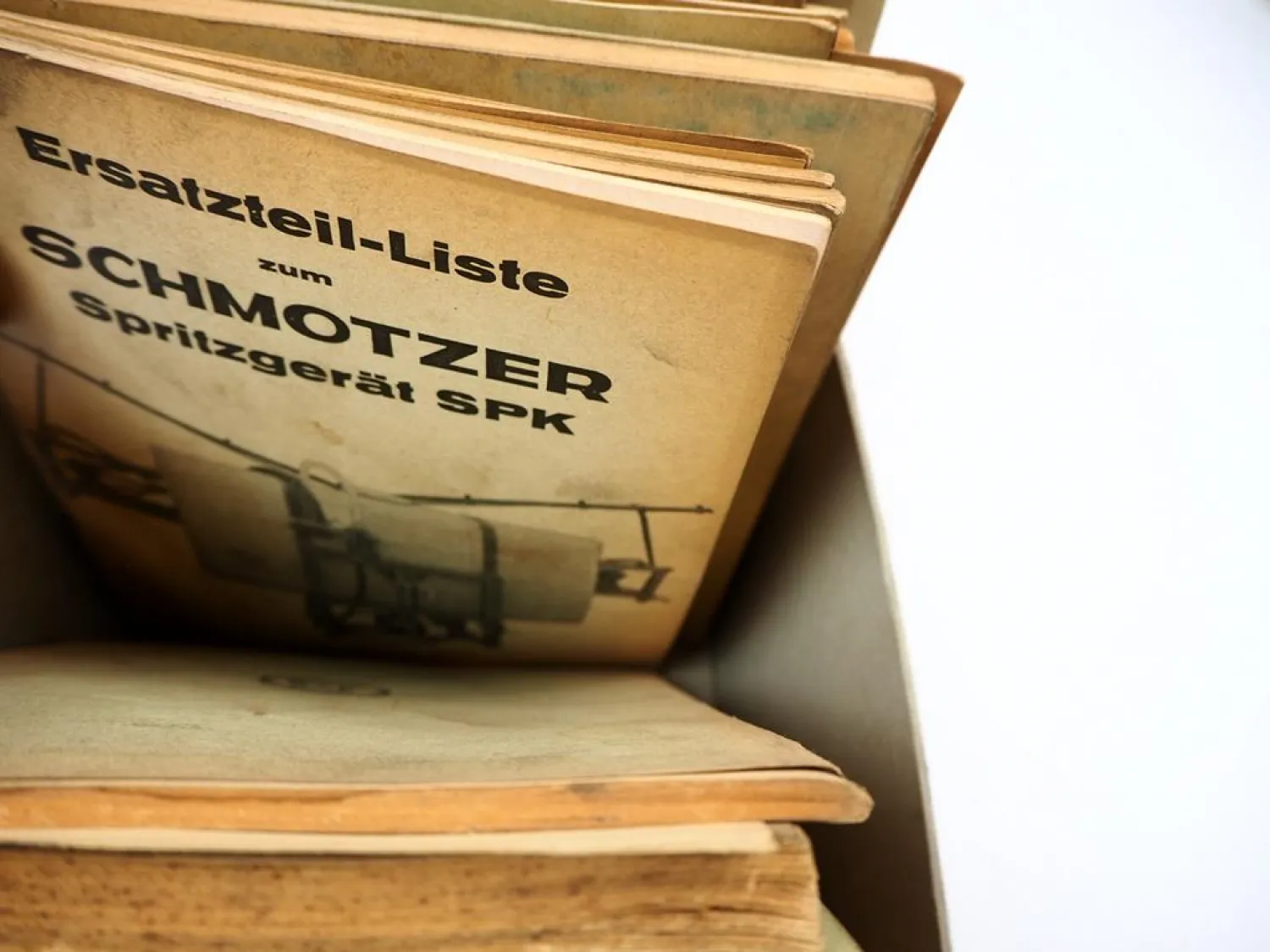 Posten Schmotzer Landtechnik Ersatzteillisten Betriebsanleitungen über 100 Stück