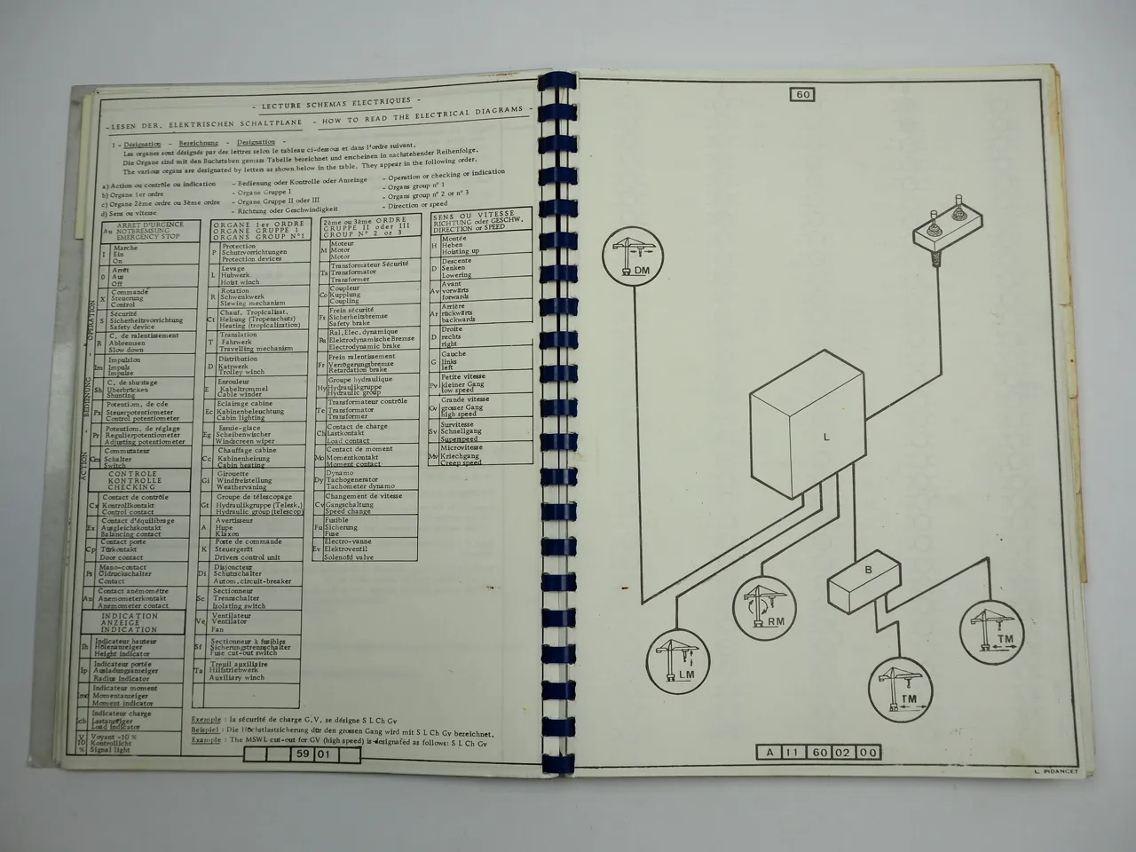 Potain 210 310 Kran Crane Grue Betriebsanleitung Operating Instructions