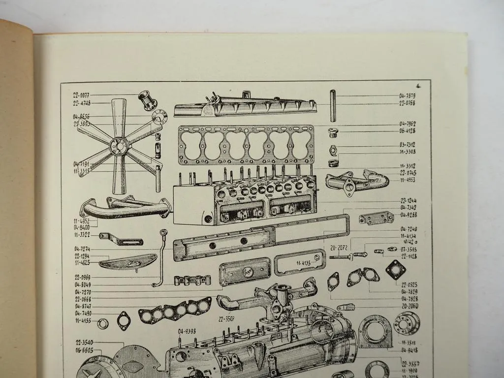 Praga RV Serie 6 LKW Ersatzteilliste Ersatzteilverzeichnis 1942 Wehrmacht