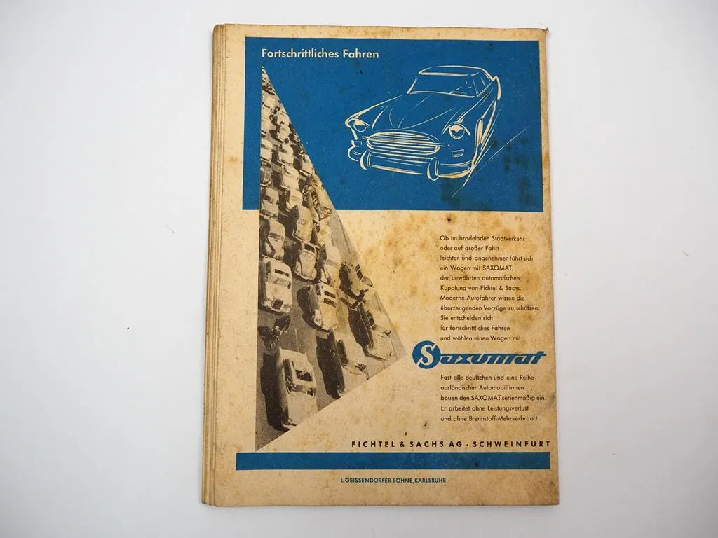 Programmheft Hockenheim Internationales DMV Rheinpokal Rennen Motorrad 1960