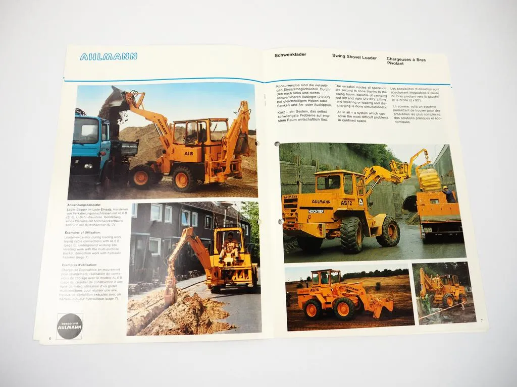 Prospekt Ahlmann Gesamtprogramm AL AS AK 1987