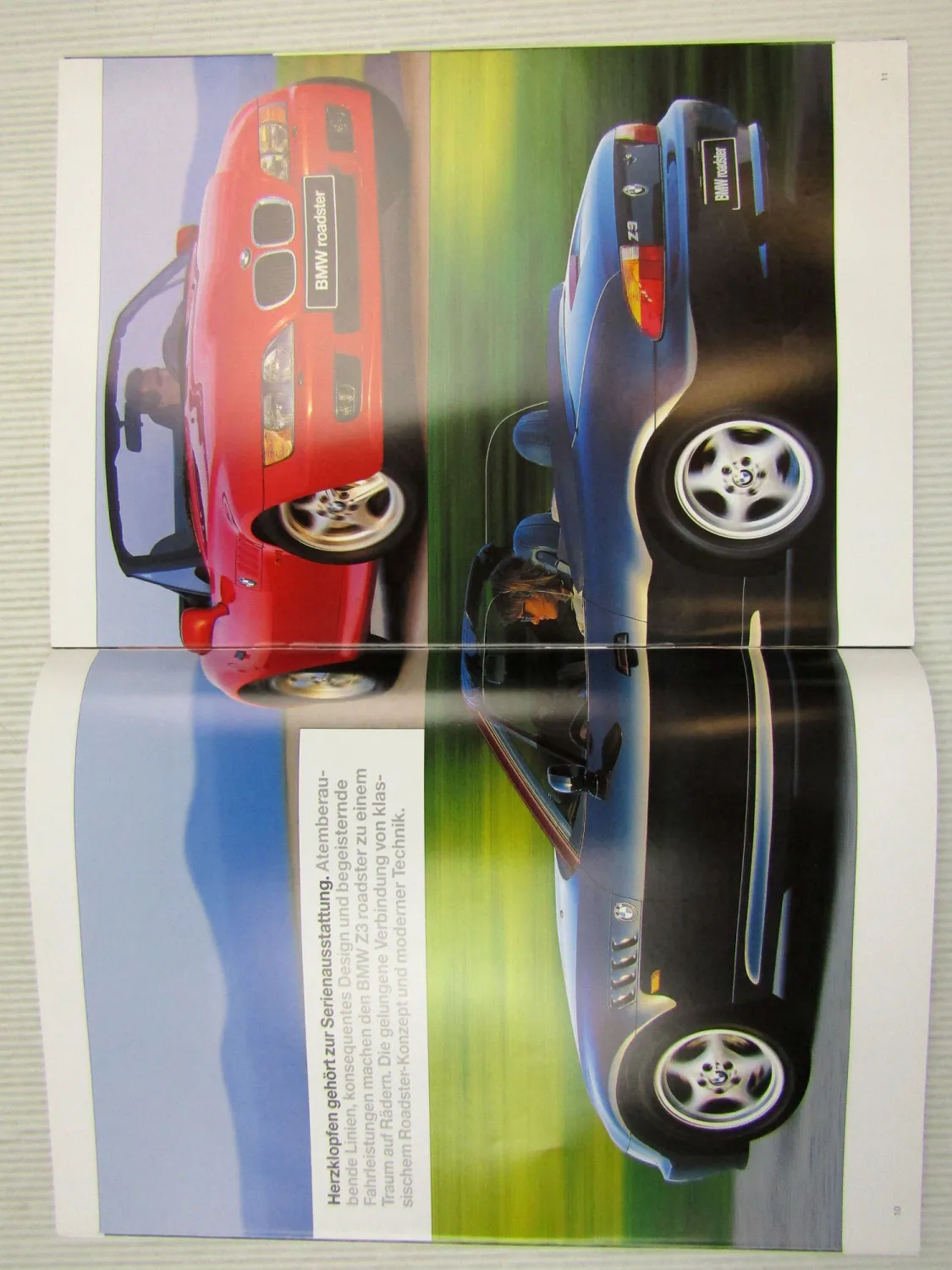 Prospekt BMW Z3 Roadster Beschreibung Technische Daten + Zubehör 1995
