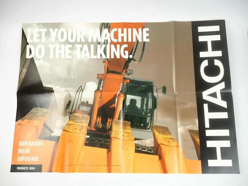 Prospekt Brochure Hitachi Gesamtprogramm Products 2004 Poster