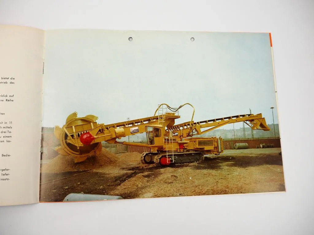 Prospekt Demag Lauchhammer Schaufelradbagger Standardtyp 430