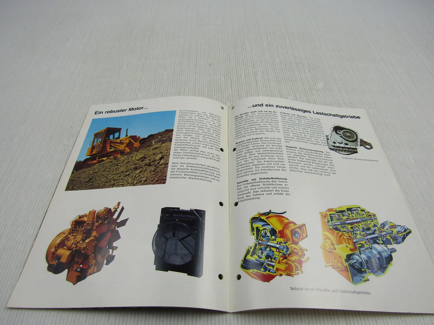 Prospekt Fiat Allis FL9 Laderaupe 93 PS Leistung 1979 16 Seiten