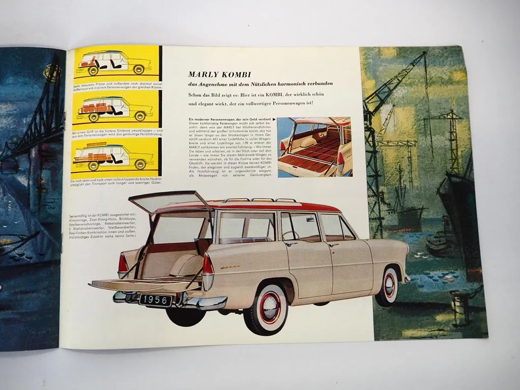 Prospekt Ford Versailles Regence Marly PKW 1956