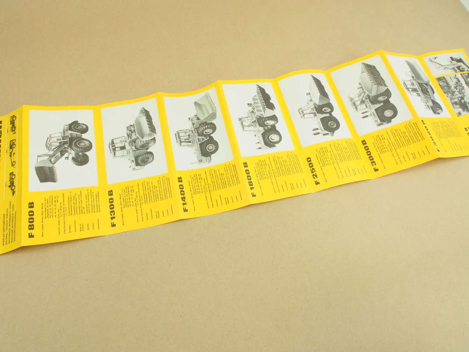 Prospekt Frisch Lader Grader F 75 85 95 115 145 185 215 800 1300 1400 1800 3000