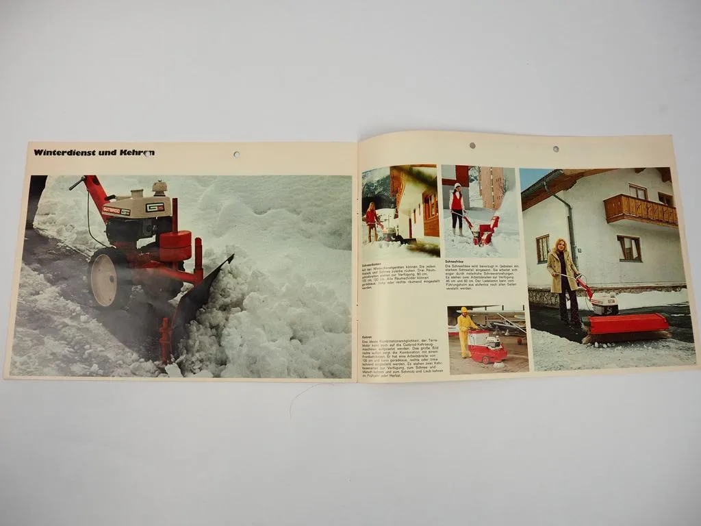 Prospekt Gutbrod Terra System Motor-Gartengeräte 1971