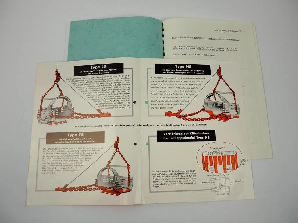Prospekt Hendrix LS TS HS Schleppschaufeln
