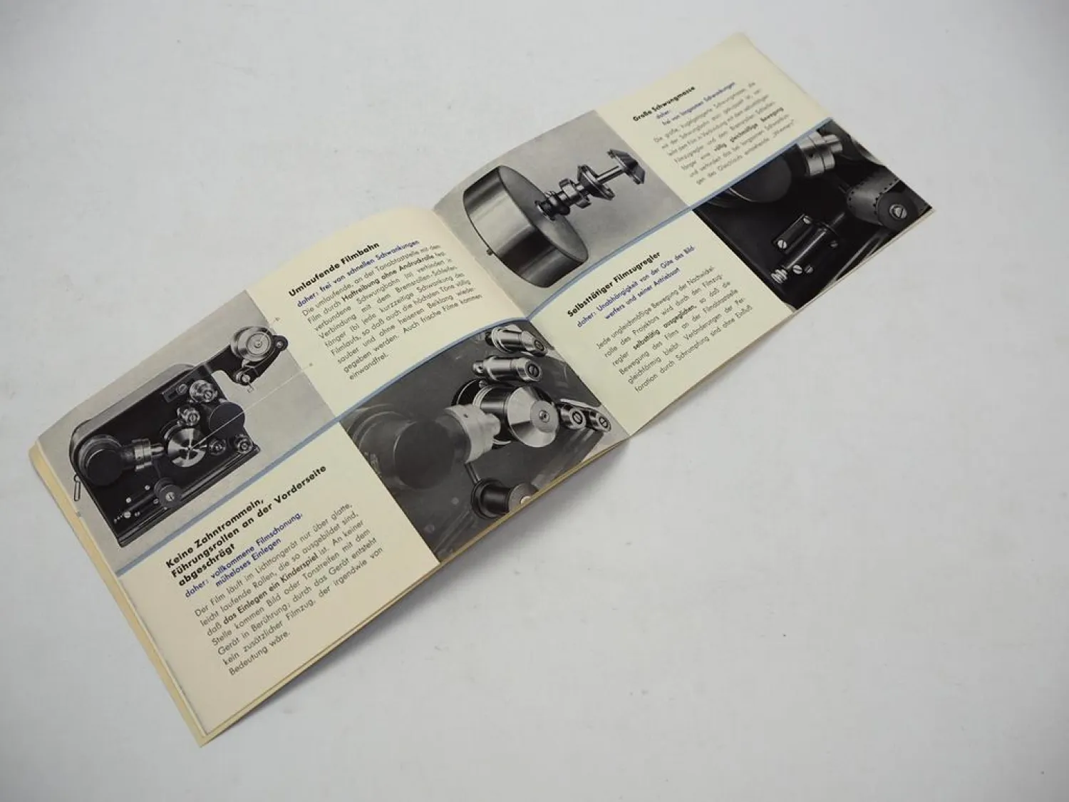 Prospekt Klangfilm Europa Lichttongerät Film Kino Theater Apparat 1930er Jahre