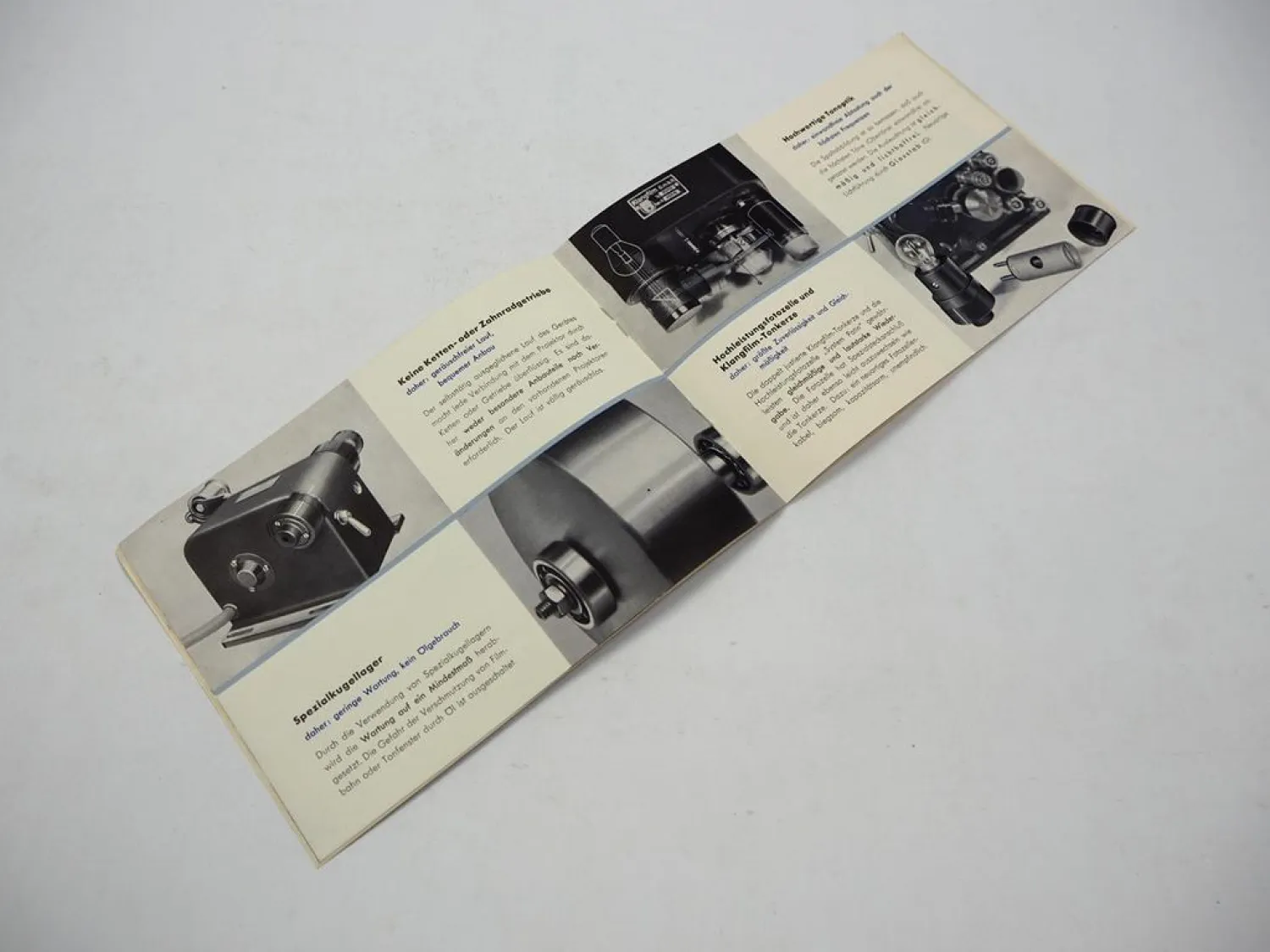 Prospekt Klangfilm Europa Lichttongerät Film Kino Theater Apparat 1930er Jahre