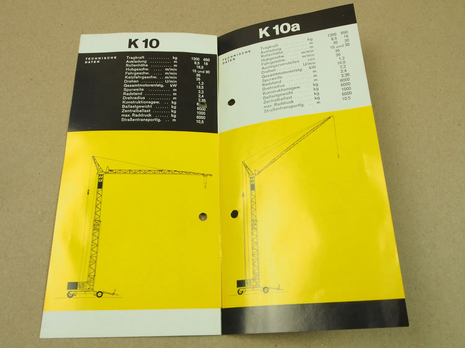 Prospekt König Krane K5 K5a K6 K6a K8 K8a K10 K10a