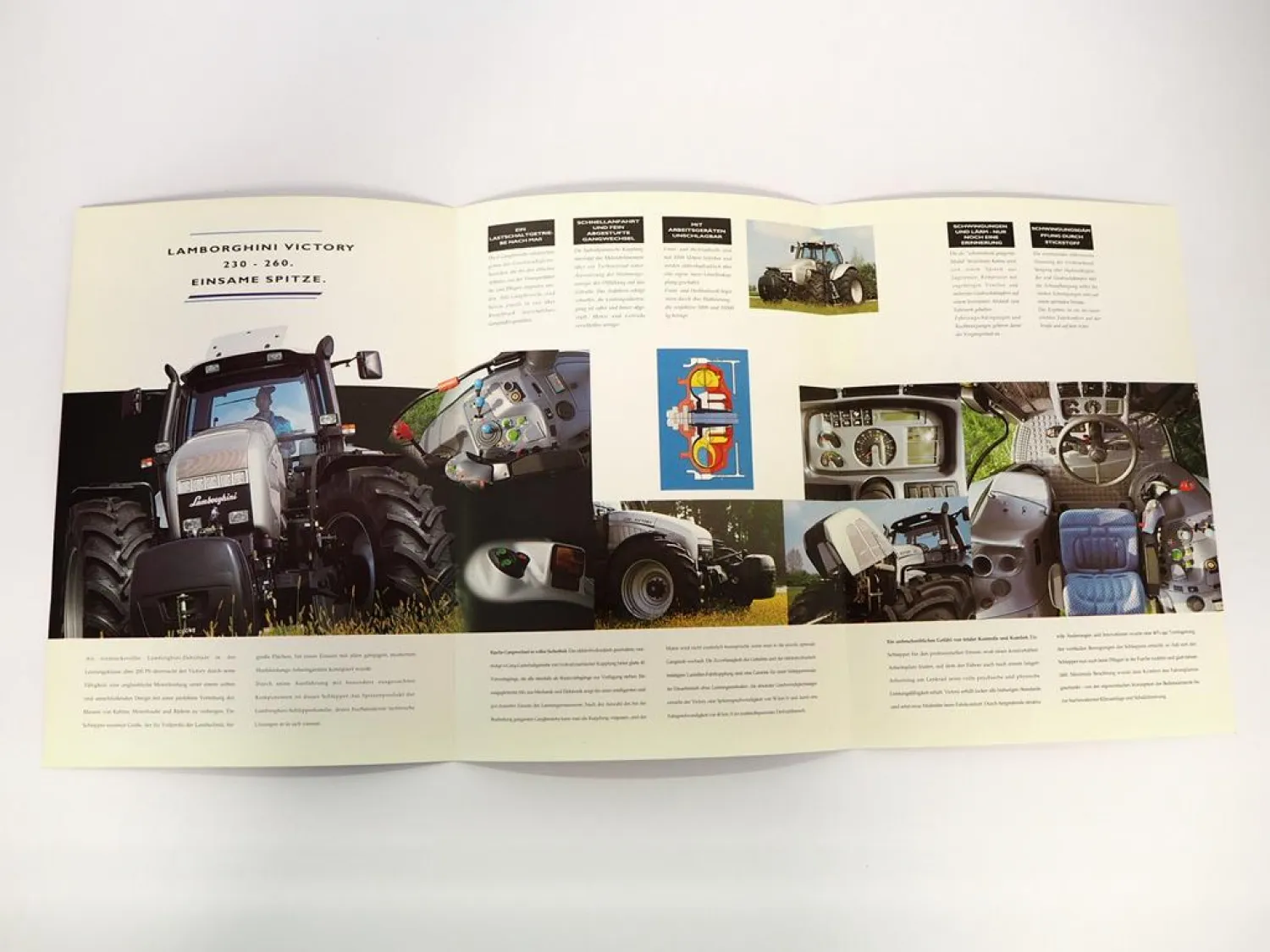 Prospekt Lamborghini Victory 230 260 Schlepper mit 230/260 PS 1999