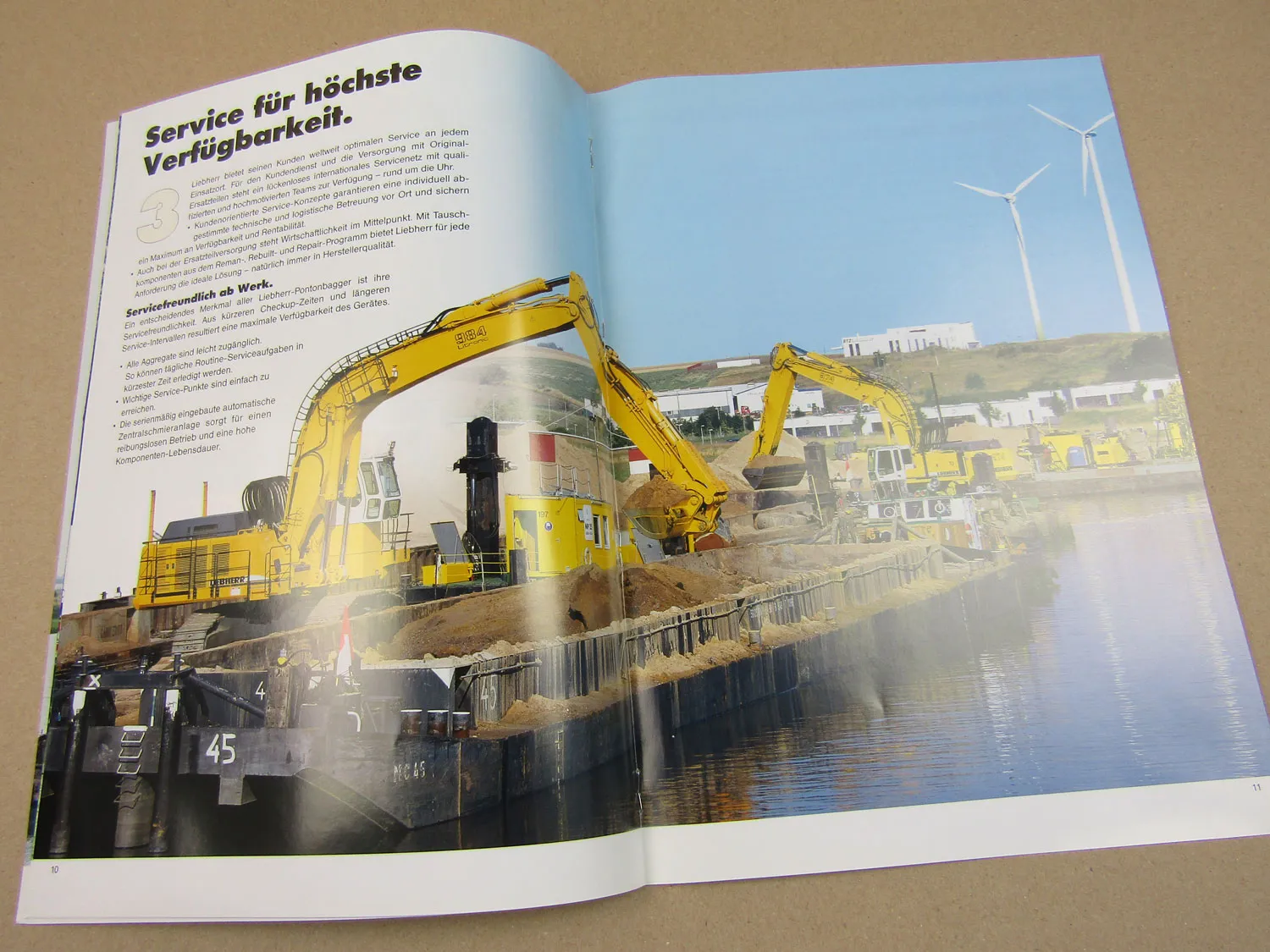 Prospekt Liebherr 984 995 974 964 994 Litronic Technologie für Wasserbau 2005