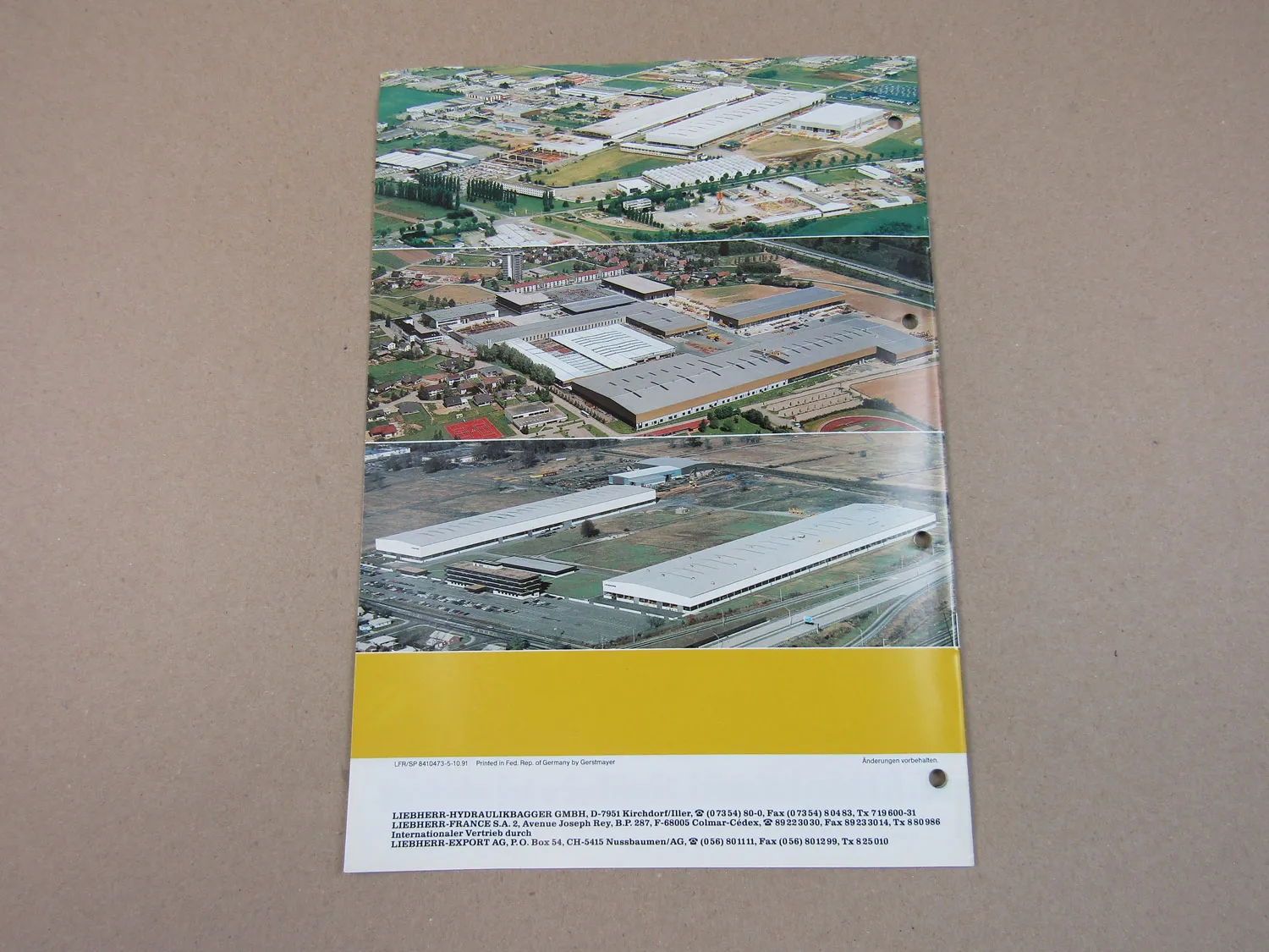 Prospekt Liebherr 994 962 974 984 Großhydraulikbagger für Tagebau und Steinbruch