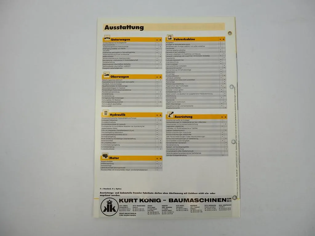 Prospekt Liebherr A934B Umschlaggerät Technische Beschreibung 2003 Label