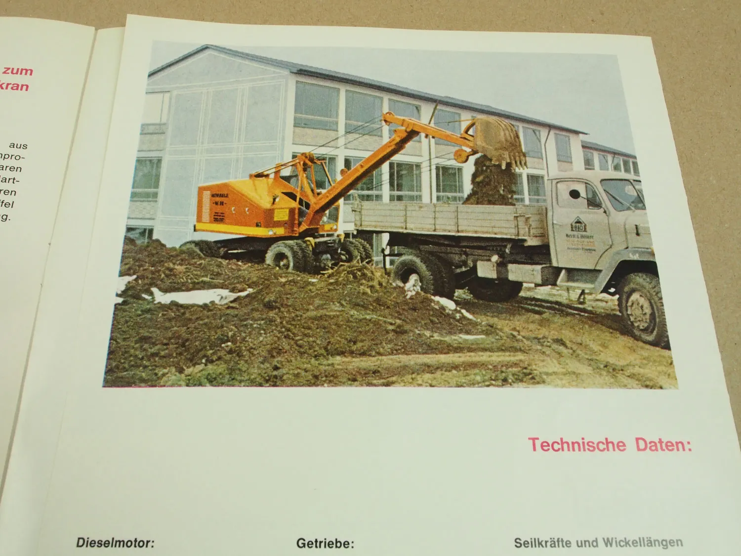 Prospekt Mengele MK30 Mobilkran 1970