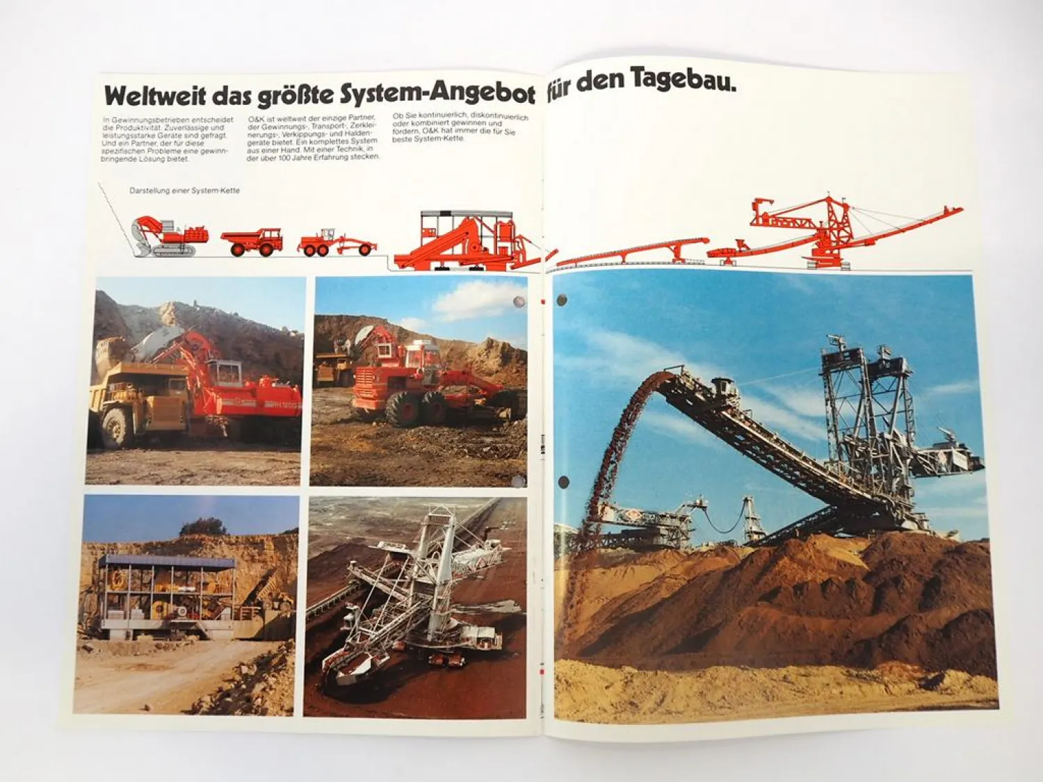 Prospekt Orenstein & Koppel O&K Gesamtprogramm ca. 1980/90er Jahre