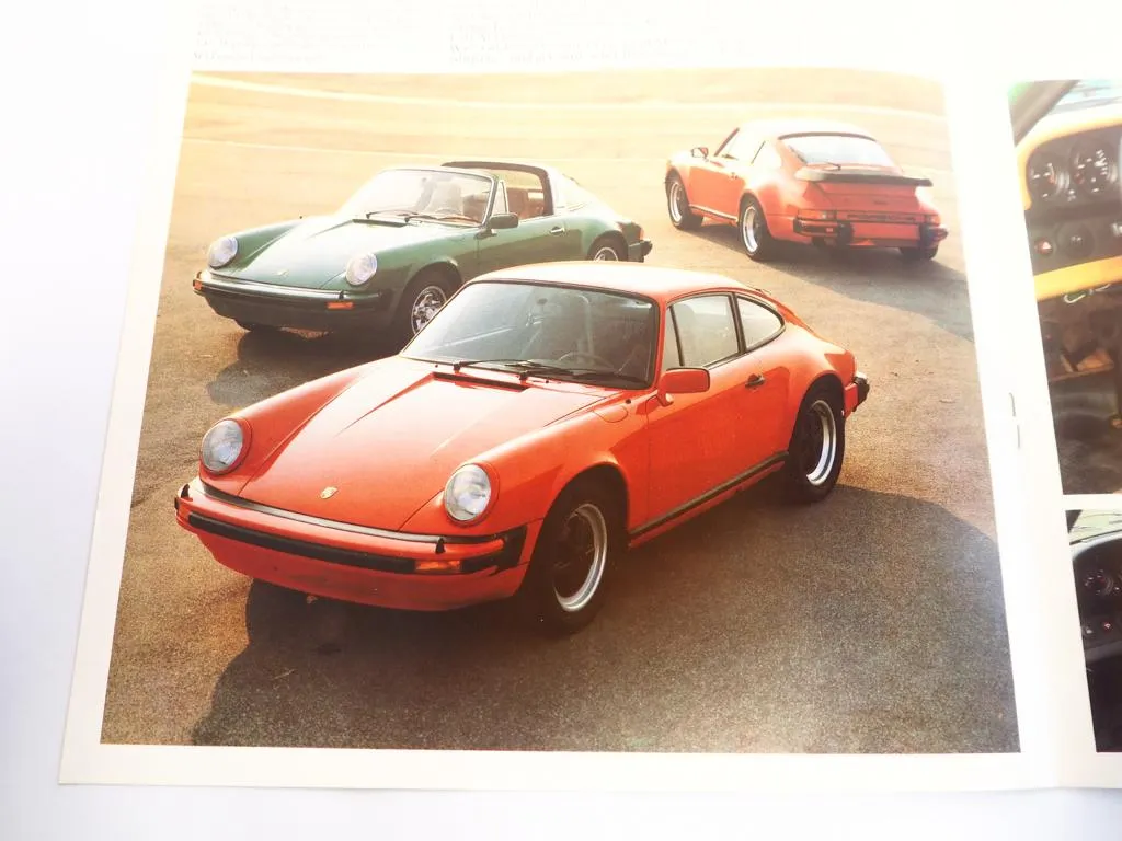 Prospekt Porsche 911 SC Turbo 924 928 mit 125 bis 300 PS von 1978