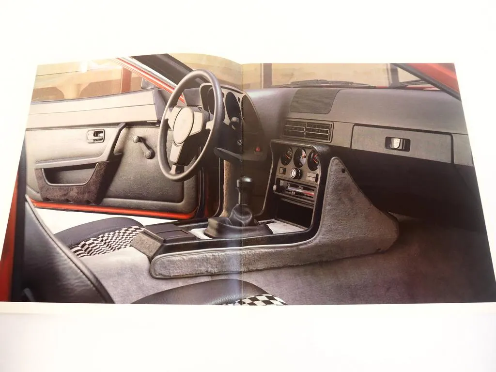 Prospekt Porsche 911 SC Turbo 924 928S 944 mit 125 bis 300 PS von 1982