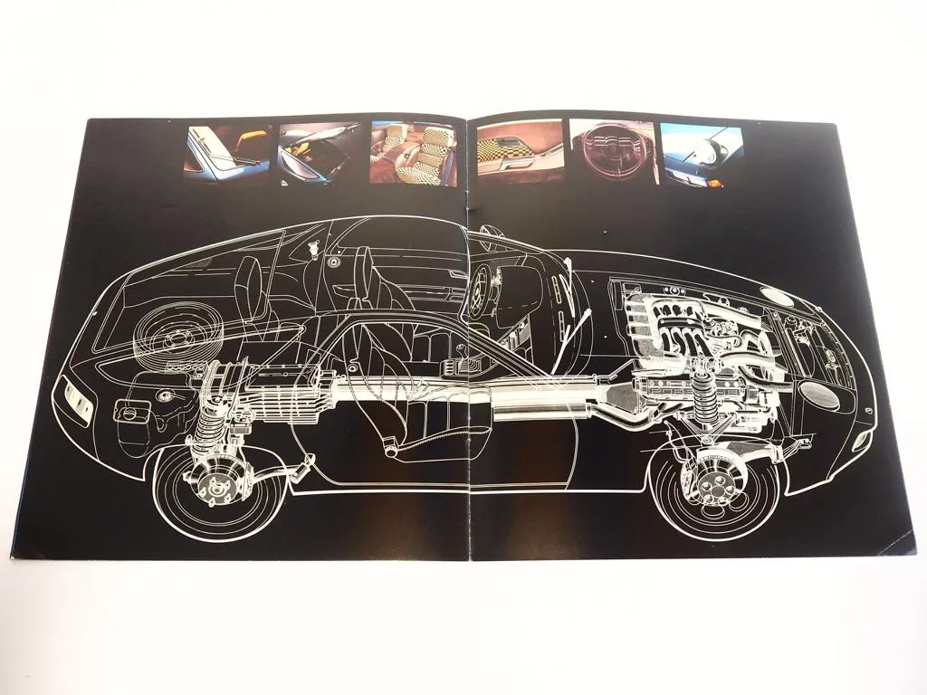 Prospekt Porsche 928 mit 240 PS von 1977