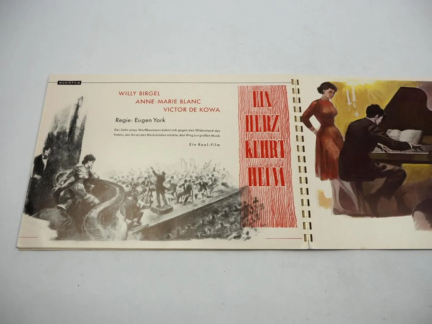 Prospekt Verleihprogramm DLF Deutsche London Film GmbH Hamburg 1954/55