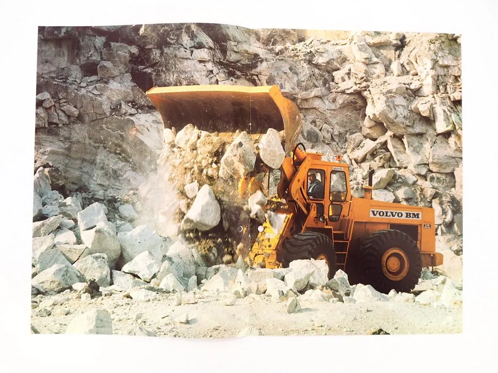 Prospekt Volvo BM 621 641 841 846 1240 1641 Radlader 1977