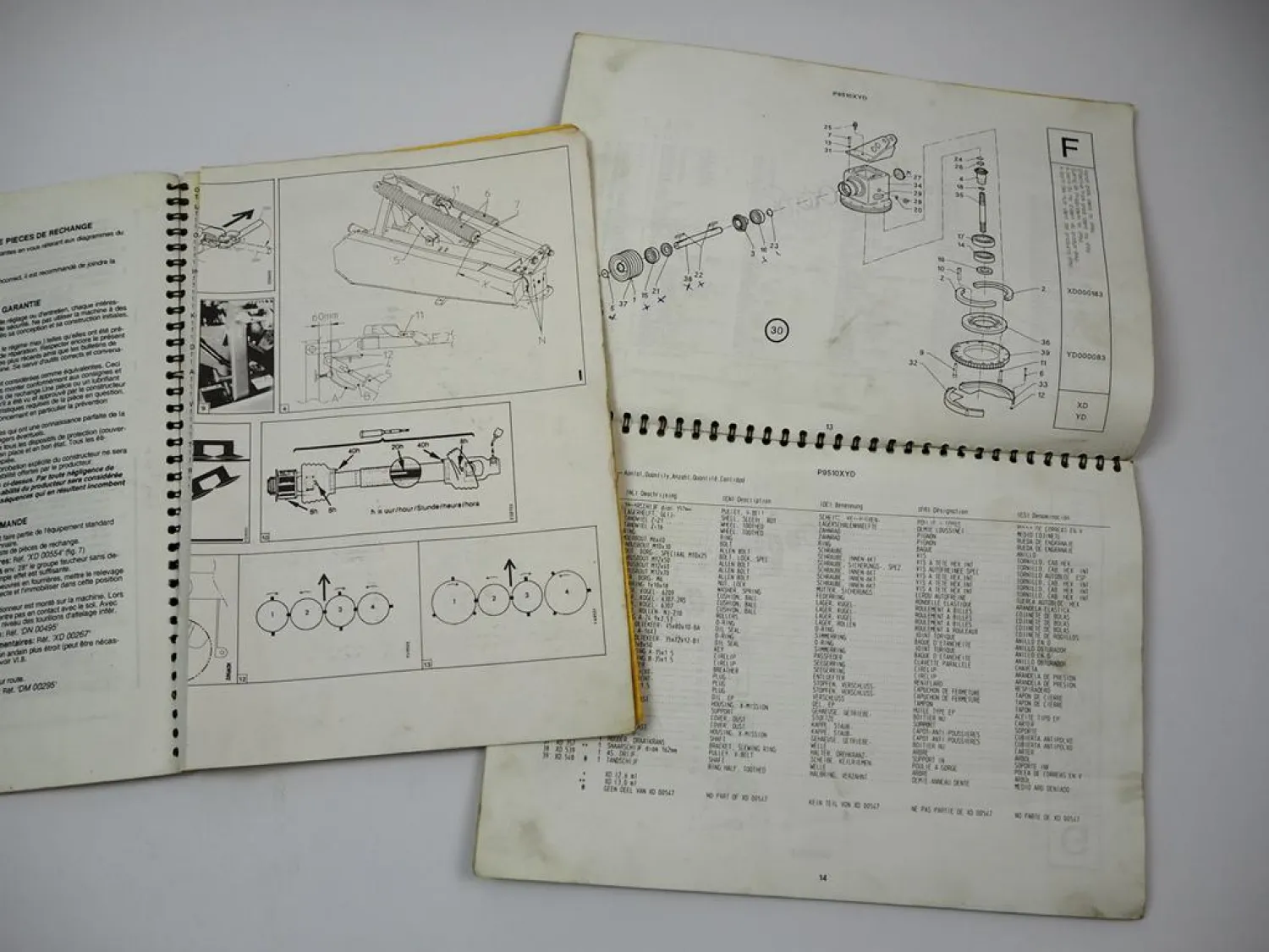 PZ Greenland CM 260 300 H Rotormäher Betriebsanleitung Ersatzteilliste 1995