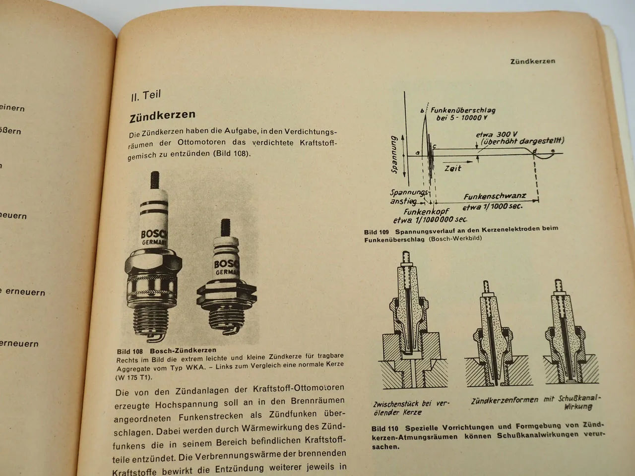 Querschnitt durch die Autotechnik Autoelektrik Zündanlagen Reparaturanleitung