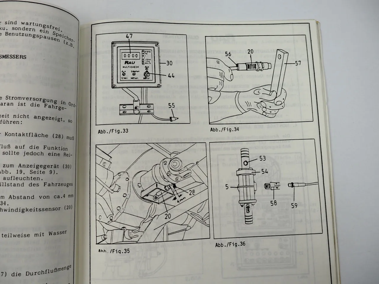 Rau Pflanzenschutztechnik Elektronik Serviceschulung 1987/88