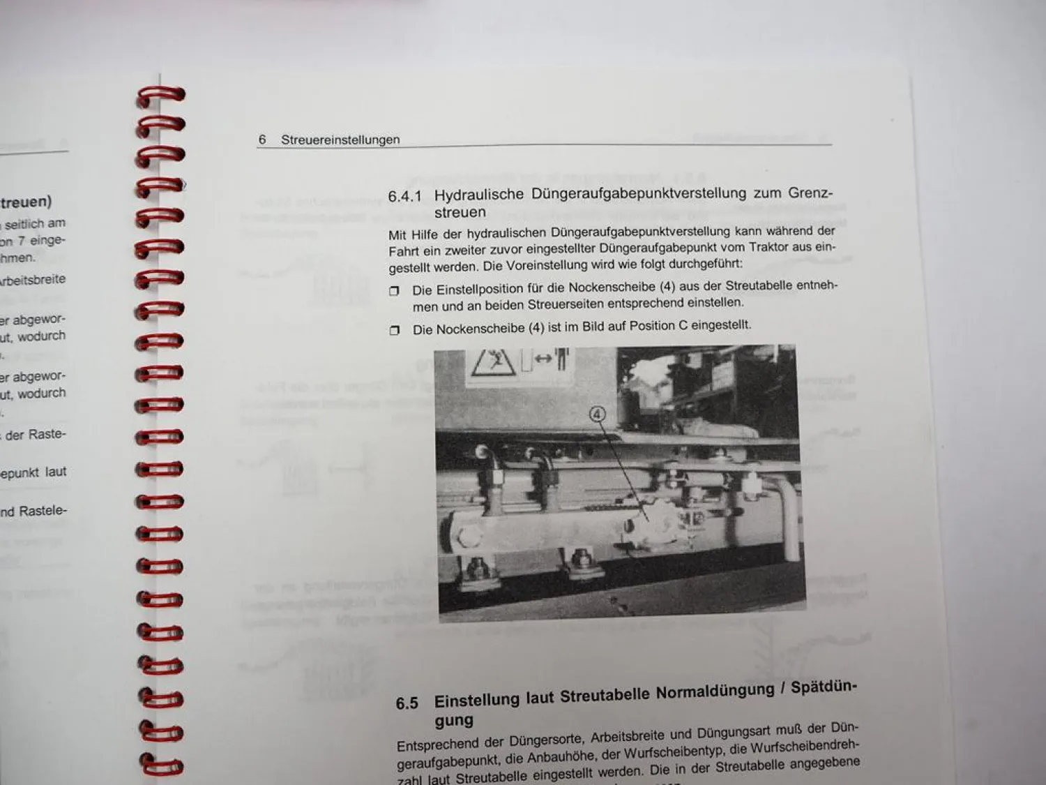 Rauch Axera H EMC mit Quantron P Steuerung Betriebsanleitung Streutabelle 2002