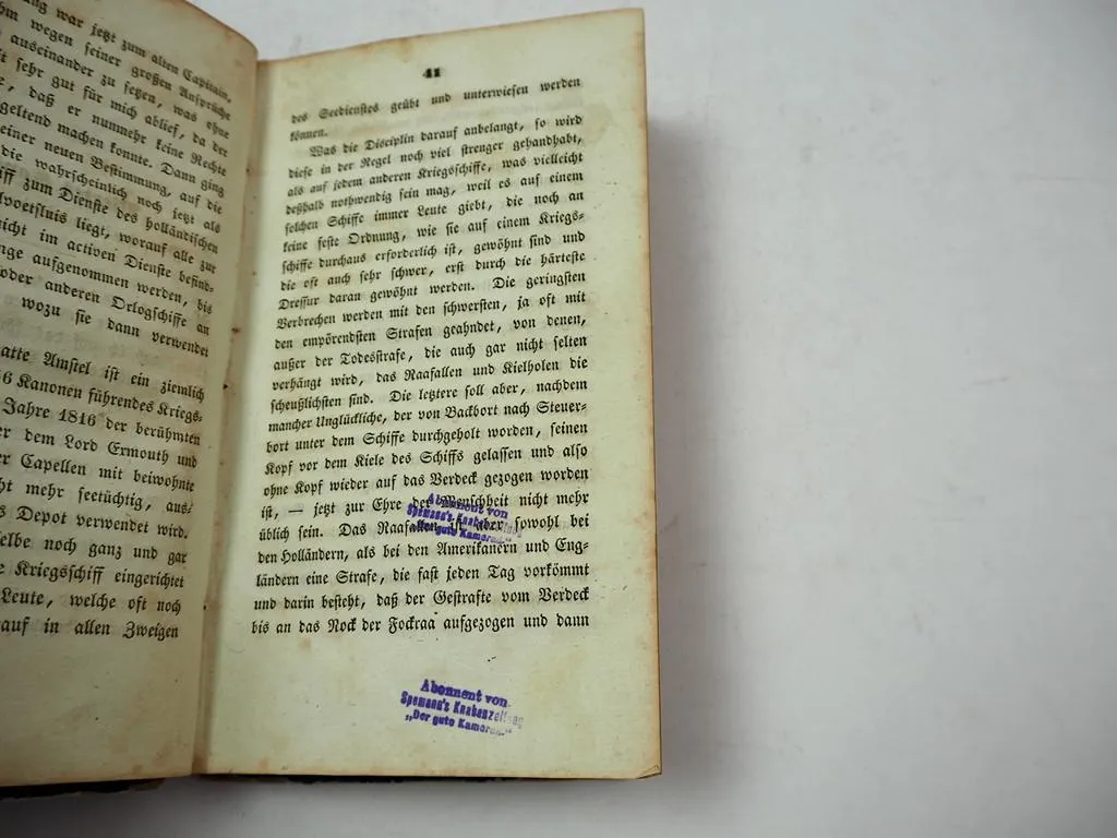 Reise und Kriegsabenteuer zu Wasser und zu Lande C. Blohm 1845 Schulze Olderburg