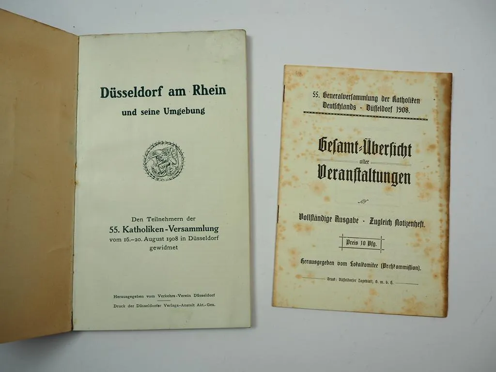 Reisehandbuch Düsseldorf und Umgebung zum Katholikentag 1908
