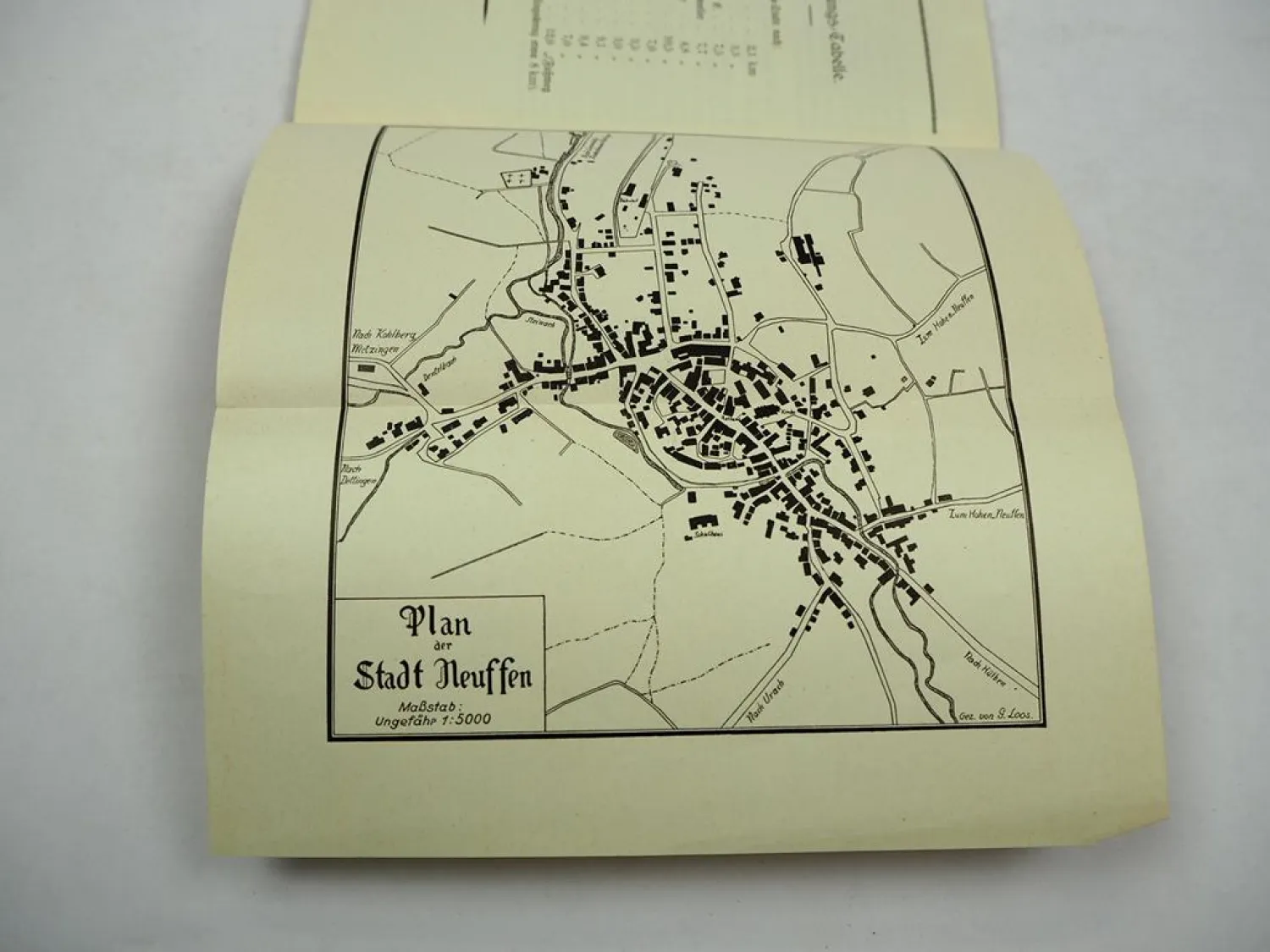 Reiseratgeber Neuffen und Hohenneuffen Nürtingen 1926 Metzger Baden-Württemberg