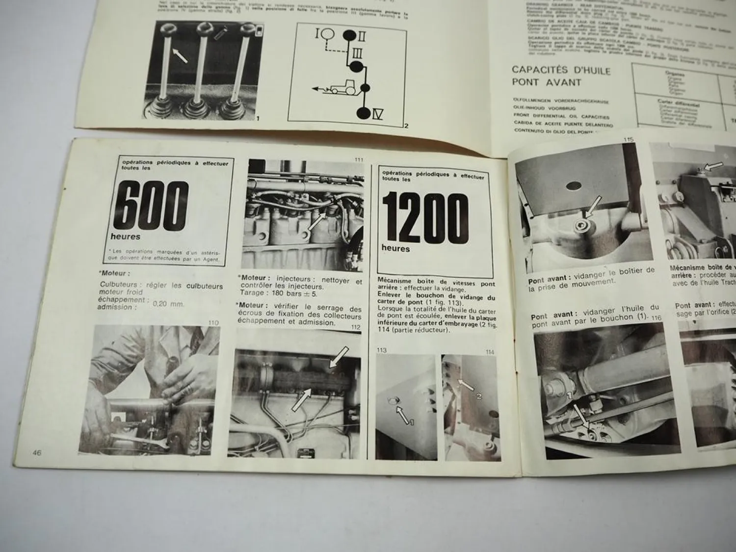 Renault 1151-4 Tracteur Guide D Utilisation et D´ Entretien