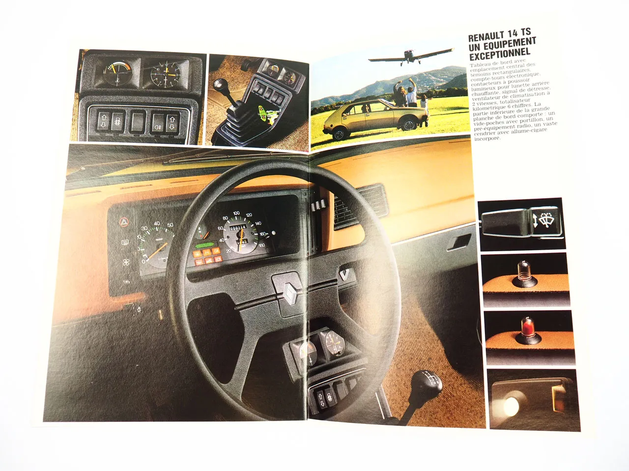 Renault 14 TL GTL TS PKW Prospekt 1970er Jahre in französisch