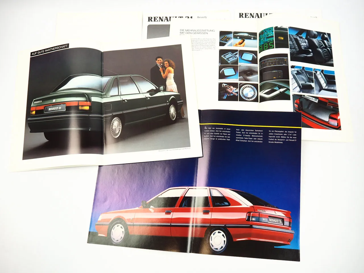 Renault 21 4x Prospekt 2x Preisliste 1989/92