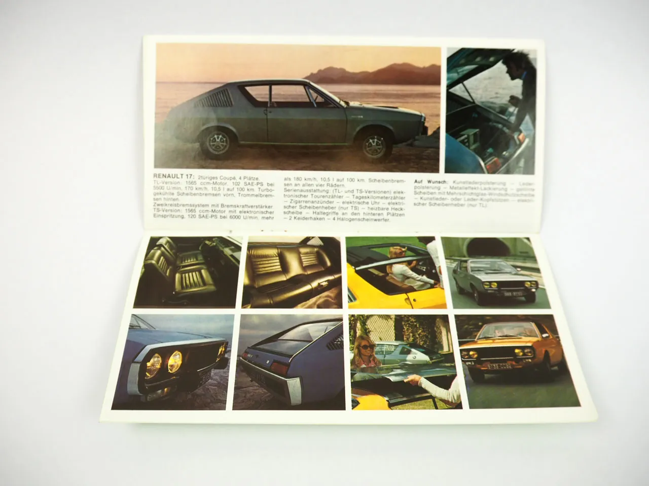 Renault 4 5 6 12 15 16 17 Programmübersicht PKW Prospekt 1973